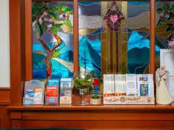 Выстава з картамі ў гатэлі